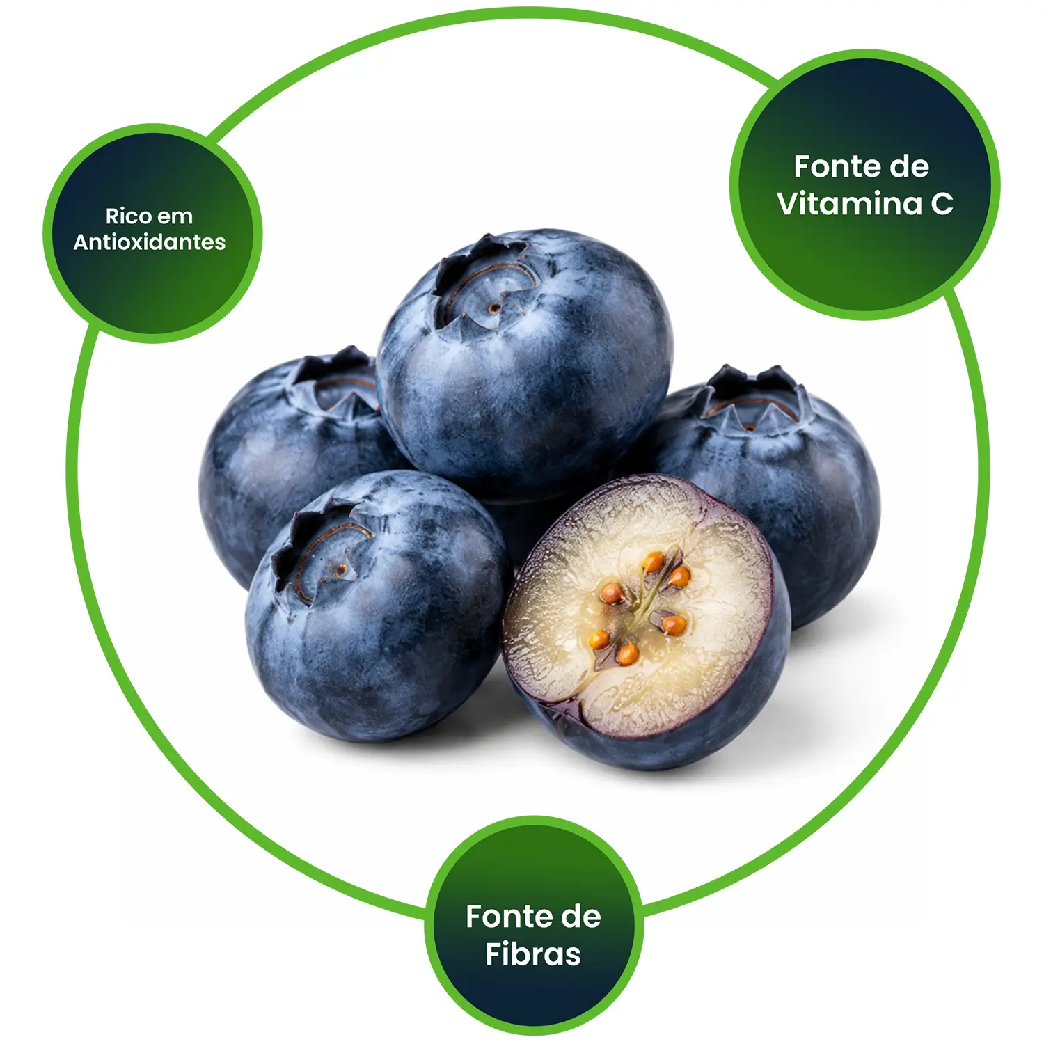 Benefícios nutricionais da Blueberry Maracathe